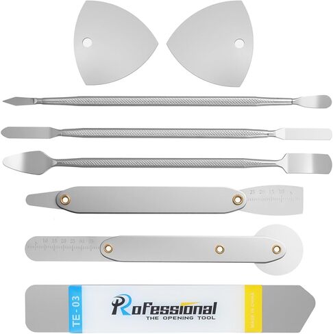 Nogeqi 8 قطعة Spudger Tool Metal Pry Tool Kit رفيعة للغاية طقم إصلاح الكمبيوتر المحمول أدوات المتطفلين أدوات إصلاح الهاتف الخليوي، شاشة الهاتف المحمول لشاشة الهاتف المحمول، الإلكترونيات، الكمبيوتر اللوحي، إصلاح الهواتف الذكية in Kuwait