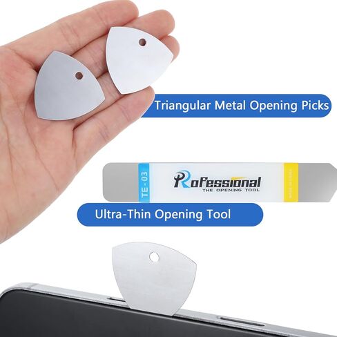 Nogeqi 8 قطعة Spudger Tool Metal Pry Tool Kit رفيعة للغاية طقم إصلاح الكمبيوتر المحمول أدوات المتطفلين أدوات إصلاح الهاتف الخليوي، شاشة الهاتف المحمول لشاشة الهاتف المحمول، الإلكترونيات، الكمبيوتر اللوحي، إصلاح الهواتف الذكية in Kuwait