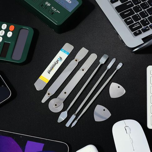 Nogeqi 8 قطعة Spudger Tool Metal Pry Tool Kit رفيعة للغاية طقم إصلاح الكمبيوتر المحمول أدوات المتطفلين أدوات إصلاح الهاتف الخليوي، شاشة الهاتف المحمول لشاشة الهاتف المحمول، الإلكترونيات، الكمبيوتر اللوحي، إصلاح الهواتف الذكية in Kuwait