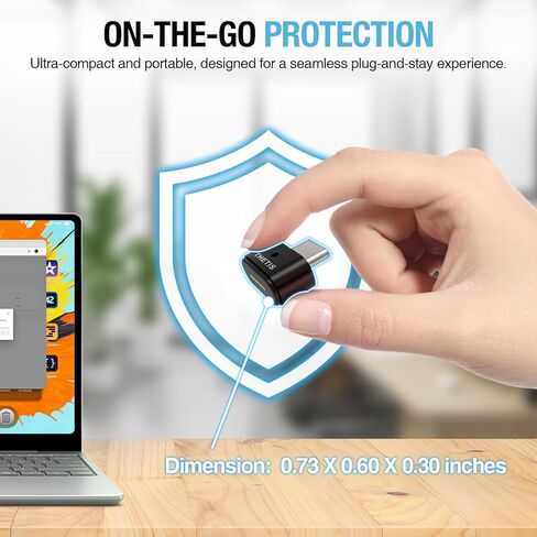 Thetis Nano-C for Business - USB C FIDO2 Security Key L1 MFA & Passkey Access for School ERP, Employee Online Account, Compatible with Coinbase Google Workspace Apple ID Window Salesfore - 2 Pack in Saudi Arabia