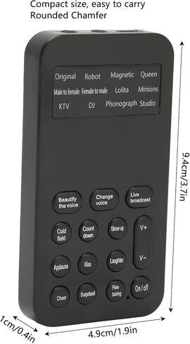 LICAEVEY Voice Changer, Portable Sound Card Device with Simulation Scene Modes, Plug and Play for Gaming Phone Calls Computer Tablets in Saudi Arabia
