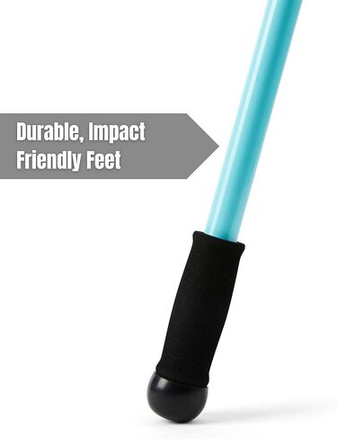 Perfectly Weighted Walking Poles for Full-Body Workouts, Enhanced Stability, and Improved Posture | Includes 2 Walking Poles & Carrying Case | 2.2 lbs in Saudi Arabia