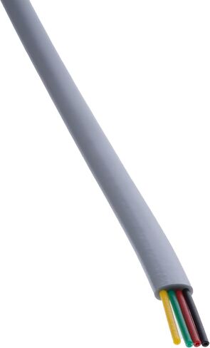 CableWholesale 1000 feet Bulk Telephone Cord, Silver Satin, 28/4 (28 AWG 4 Conductor), Telephone Cable Spool, Bulk Telephone Wire in Saudi Arabia