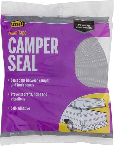 M-D Building Products 2352 Camper شريط إغلاق محكم ، أكمام 3/4 16-by-1 – 1/10.16 سم من 30 متر ً ا ، بلون رمادي in Kuwait