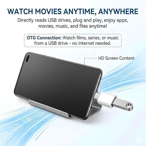 10 قطع محول USB-C إلى USB، محول USB أبيض من النوع C إلى أنثى لمحرك الفلاش ووحدة التحكم والماوس ولوحة المفاتيح والمزيد in Saudi Arabia