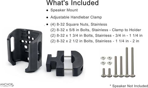Bike Mount for Bose SoundLink Micro Bluetooth Speaker 2nd Gen – Friction Fit - Includes Handlebar Clamp (3/4in to 2in) – for Bikes, Golf Carts & Boats in Saudi Arabia