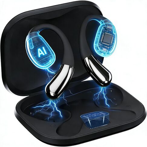 2026 AI Translator Headphones Bluetooth 6.0 Real-Time 165 Languages ​​Inglés Español & más Audiofonos Traductores مع 13 بطارية 80H غير متصلة بالإنترنت IPX5 سماعات أذن مقاومة للماء للسفر وتعلم الأعمال iOS وAndroid in Kuwait