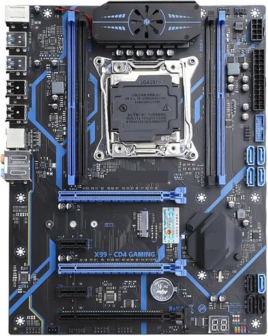 X99 LGA 2011-3 Motherboard with TPM 2.0, Support Xeon E5 V3/V4 & DDR4 ECC/Non-ECC Memory, Dual M.2 NVMe, PCIe 3.0 in Saudi Arabia