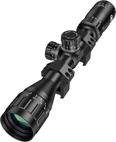 MidTen 3-9X32 AO نطاق بندقية مع برج قفل - شبكاني متقاطع 22 Riflescope للصيد - نطاق SFP أنبوب 1 بوصة مع حلقات نطاق 20 مم in Saudi Arabia