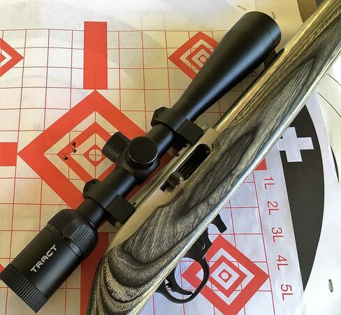 TRACT 22 FIRE 4-12x40 Rimfire Scope w/BDC Reticle - Rimfire Optics Designed to Perform at Long Range in Saudi Arabia