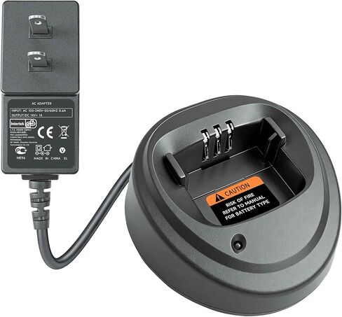 WPLN4137 شاحن سطح المكتب السريع متوافق مع CP200 CP200D PR400 DEP450 DP1400 اتجاهين راديو بطارية شحن سريع لجهاز PMNN4598 PMNN4600 NNTN4497 NNTN4851، قابس الولايات المتحدة in Kuwait