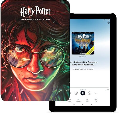Amazon Fire HD 10 tablet 32GB (newest model) | Officially Licensed Limited-Edition design in celebration of Harry Potter: The Full-Cast Audio Editions on Audible (sold separately) in Saudi Arabia
