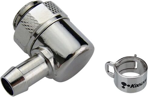 Koolance NZL-L06B Rotary Elbow Barb Fitting for ID 06mm (1/4in), G 1/4 BSPP in Saudi Arabia