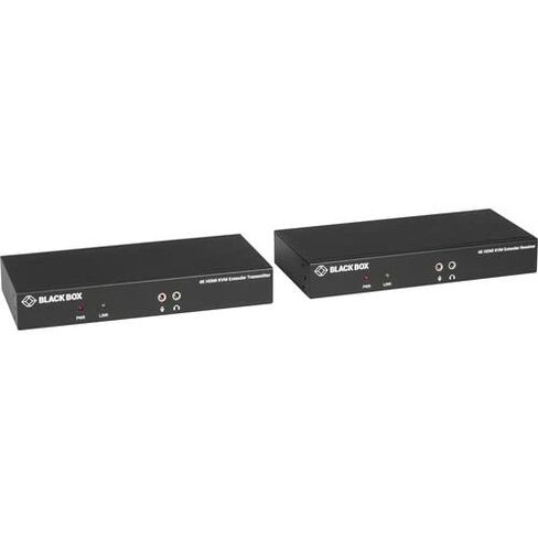 وحدة تحكم/موسع Black Box KVXLCHF-100 KVM - 1 كمبيوتر (أجهزة) - 1 مستخدم (مستخدمين) محليين - نطاق 32808.40 قدم - 4K - 3840 × 2160 الحد الأقصى لدقة الفيديو - 5 × USB - 3 × HDMI - قابل للتركيب على حامل - 1U - للكمبيوتر الشخصي - TAA in Saudi Arabia