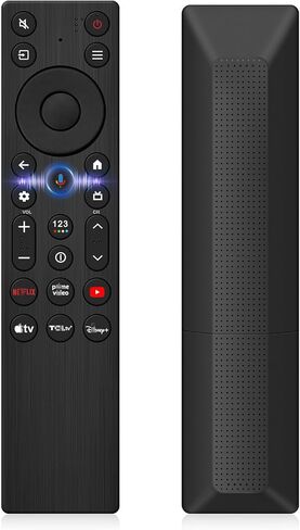 بديل جهاز التحكم عن بعد الصوتي RC923A FMB1 لتلفزيون TCL Google TV QM5K QM6K QM6KPRO QM7K Q77K X11K Series QLED Mini-LED 4K UHD Smart TV (رقم الجزء G0401-000267) in Kuwait