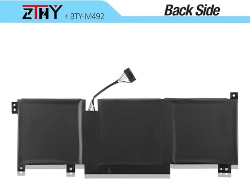 BTY-M492 Battery Compatible with MSI Pulse GL66 GL76 11UDK 11UEK 11UCK Katana GF66 GF76 11UD 11UE 12UG WF66 11UI WF76 11UJ 17 B12VEK 15 B13VEK Sword 15 A11UD A11UE Crosshair 15 17 A11UCK Bravo 15 B5DD in Saudi Arabia