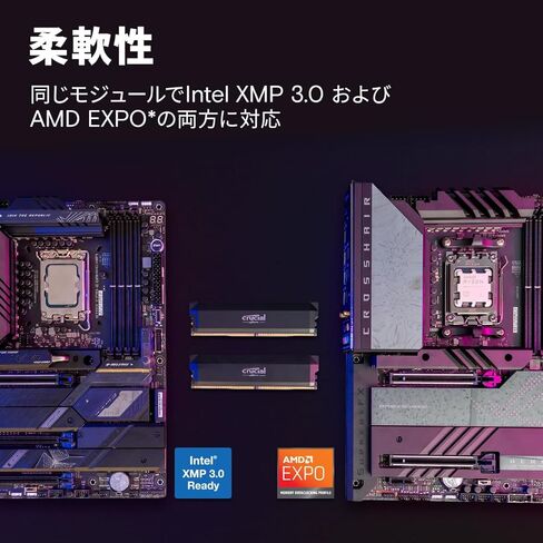 Crucial Pro - Overclocking Edition - DDR5 - Module - 16 GB - DIMM 288-PIN - 6000 MHz / PC5-48000 - CL36-1.35 V - unbuffered - Black in Saudi Arabia