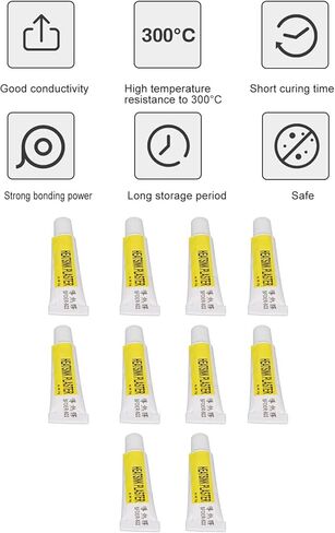 Yoidesu 5g Silicone Thermal Conductive Glue, High Performance Thermal Paste for GPU Heatsink, with Excellent Insulation and Heat Dispersion, for MOSFET LED Chipset Heat Sink PCB in Saudi Arabia