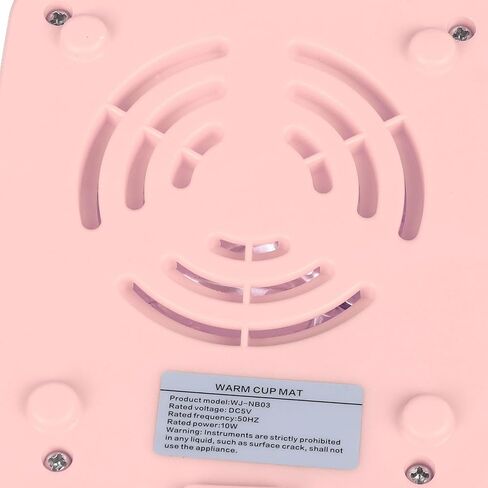 Alomejor Alomejor USB Powered Coffee Warmer Smart Temperature Control Mug Warmer Constant 131℉ Portable Cup Energy Saving Suitable for Home Office Travel White 1 X Coffee (Yellow) (Yellow) in Saudi Arabia
