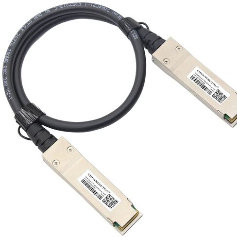 كابل 200G QSFP56 إلى QSFP56 PAM4 DAC كابل Ethernet السلبي المباشر المرفق النحاسي Twinax متوافق مع NVIDIA/Mellanox MCP1650-V00AE30 (0.5 متر / 1.64 قدم) in Kuwait