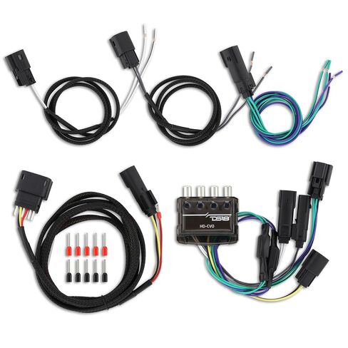 DS18 RY-LOC.HD23UPCVO Plug & Play 4-Channel Line Output Converter Kit for 2023+ Touring CVO & Ultra Motorcycles – No Wire Cutting, RCA Outputs, Remote Turn-On in Saudi Arabia