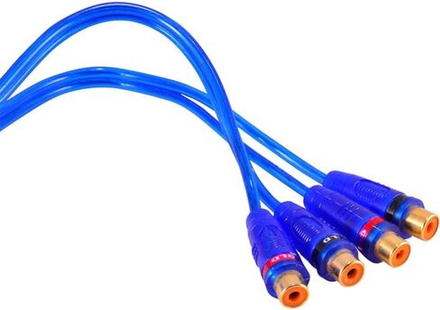 Gadpiparty 4 قناة أرضية حلقة المعزل RCA مرشح الضوضاء سيارة الصوت خط الصوت جهاز تقليل الضوضاء 3.54X1.77X0.98In in Saudi Arabia