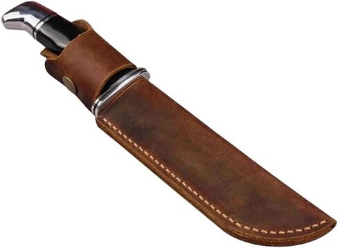 Full grain Leather Sheath for Buck 119 Knife, knife holder fit for buck knives,fixed blade knife sheath, Vertical knife sheath for belt in Saudi Arabia