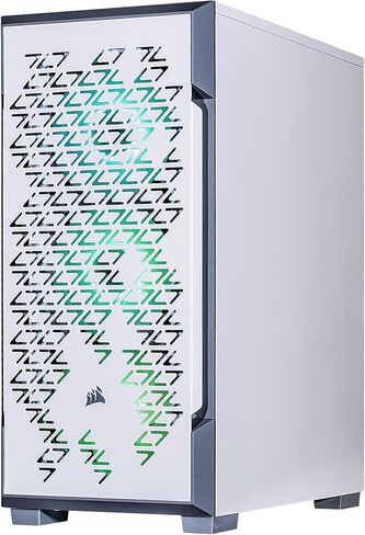 كمبيوتر الألعاب Velztorm Fultix White المُصمم مسبقًا (AMD Ryzen 5 5500، GeForce RTX 5060، ذاكرة وصول عشوائي DDR4 سعة 16 جيجابايت، محرك أقراص PCIe SSD بسعة 512 جيجابايت، مراوح RGB، 750 واط PSU، WiFi 5، بلوتوث 4.2، RJ-45، HDMI، Win 11 Home) in Saudi Arabia