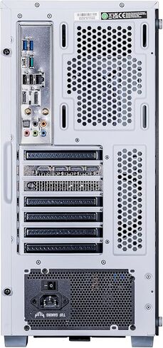 كمبيوتر الألعاب Velztorm Fultix White المُصمم مسبقًا (AMD Ryzen 5 5500، GeForce RTX 5060، ذاكرة وصول عشوائي DDR4 سعة 16 جيجابايت، محرك أقراص PCIe SSD بسعة 512 جيجابايت، مراوح RGB، 750 واط PSU، WiFi 5، بلوتوث 4.2، RJ-45، HDMI، Win 11 Home) in Saudi Arabia