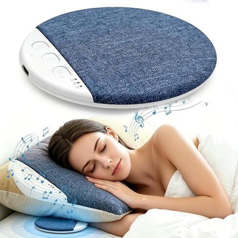Pillow Speaker for Sleeping, Mini Bluetooth Speaker Under Pillow, Headphone-Free Sleep Speaker for Side Sleeper (Blue) in Saudi Arabia