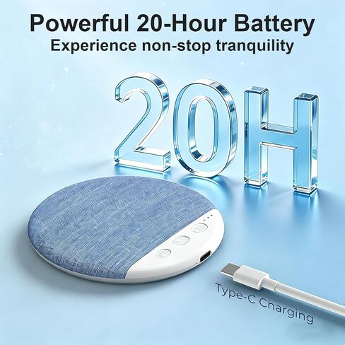 Pillow Speaker for Sleeping, Mini Bluetooth Speaker Under Pillow, Headphone-Free Sleep Speaker for Side Sleeper (Blue) in Saudi Arabia
