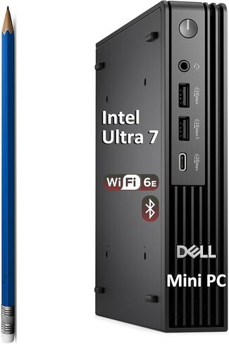 Dell Pro Micro Plus (Next Gen OptiPlex 7020 Plus MFF), Intel 20-Core Ultra 7 265, Mini Business Desktop, QBM1250, 3x DP, IST Computer Customized 16GB/32GB/64GB DDR5 RAM, 512GB/1TB/2TB SSD, Win 11 Pro in Saudi Arabia