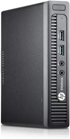 HP EliteDesk 705 G3 Mini PC Business Desktop Computer, AMD A12-9800E up to 3.8GHz, 8GB DDR4 RAM, 256GB SSD, Windows 11 Pro (Renewed) in Saudi Arabia