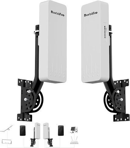 Point to Point Starlink Internet Long Range Transmission with Bracket for Starlink Gen 3 Router, Starlink WiFi/Signal Extender, 5.8GHz 3KM with 18dBi High Gain Antenna in Saudi Arabia