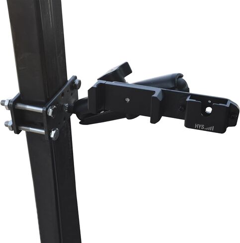 HYS Heavy-Duty Forklift Mount for Phone & Two-Way Radio | Industrial Strength Adjustable Arm | Fits Devices 2.17-3.54" | Boosts Warehouse & Factory Efficiency | Easy Installation in Saudi Arabia