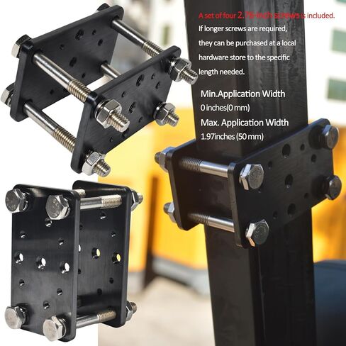 HYS Heavy-Duty Forklift Mount for Phone & Two-Way Radio | Industrial Strength Adjustable Arm | Fits Devices 2.17-3.54" | Boosts Warehouse & Factory Efficiency | Easy Installation in Saudi Arabia