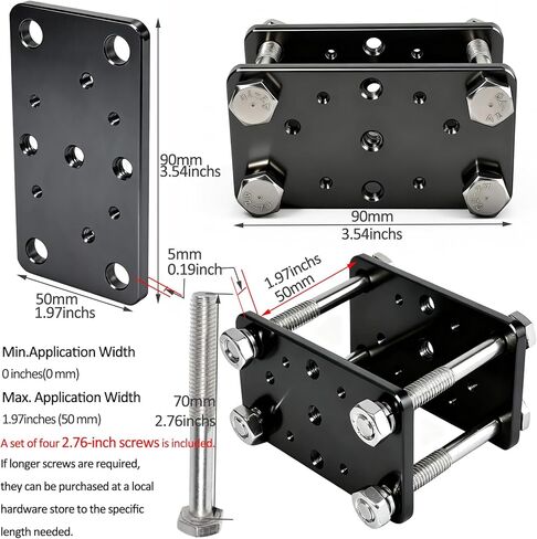 HYS Heavy-Duty Forklift Mount for Phone & Two-Way Radio | Industrial Strength Adjustable Arm | Fits Devices 2.17-3.54" | Boosts Warehouse & Factory Efficiency | Easy Installation in Saudi Arabia