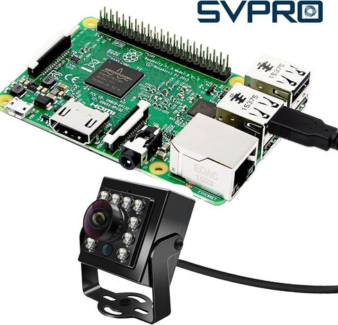 كاميرا SVPRO 1080P للرؤية النهارية والليلية USB للكمبيوتر، 2 ميجا بكسل تبديل تلقائي بالأشعة تحت الحمراء للصور طوال اليوم USB2.0 OV2710 لوحة كاميرا ويب مع مصابيح LED بالأشعة تحت الحمراء لنظام التشغيل Windows وLinux وAndroid وMac OS in Saudi Arabia