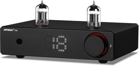 AIYIMA T20 Fully Balanced Tube Preamp and AIYIMA A20 2.1 Channel Power Amplifier,300Wx2 HiFi Fully Balanced Stereo Amp with Adjustable HPF&Sub Out,PFFB+TPA3255 Class D Amp,XLR/RCA Inputs in Saudi Arabia