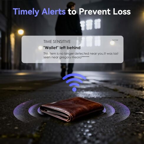 بطاقة تعقب المحفظة (متوافقة مع نظام iOS فقط)، بطاقة تتبع نحيفة 0.07 بوصة، جهاز تعقب بلوتوث مقاوم للماء IP68 متوافق مع Apple Find My، محدد موقع الشحن اللاسلكي للمحفظة وجوازات السفر in Saudi Arabia