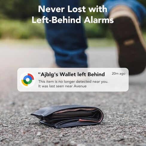 عبوتان من بطاقة تعقب المحفظة لجهاز Android Bluetooth Tracker يعمل مع Google Find Hub (Android فقط)، مقاومة للماء IP68، مكتشف العناصر للحقائب والمفاتيح وجواز السفر in Kuwait