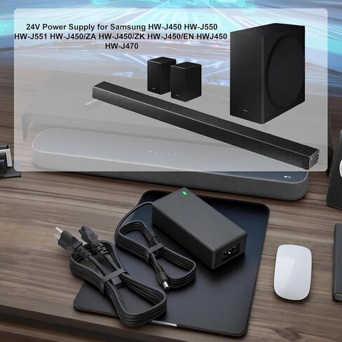 محول 24 فولت لـ Samsung SoundBar HW-HM45 HW-HM45C HW-H450 HW-M550 HW-H750 HW-K550 HW-K551 HW-J7500 HW-K450 HW-H570 HW-K650 HW-H370 HW-F350 HW-F335 HW-F355 HW-F550 HW-F551 ساوند شير (HW-H450) in Kuwait