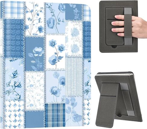 for Kindle Paperwhite 12th Generation Case 7 Inch 2024 Release Cute Polka Dot Aesthetic Design Folio Cover with Stand & Hand Strap PU Leather Protective Case Auto Sleep/Wake for KPW6 in Saudi Arabia
