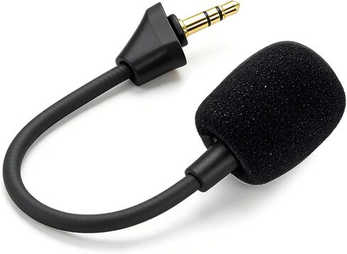 ميكروفون ألعاب بديل لـ Kingston HyperX Cloud Alpha Cloud Alpha S، ميكروفون سماعة رأس للألعاب بخاصية إلغاء الضوضاء مع قابس 3.5 مم، متوافق مع جهاز الكمبيوتر Xbox One PS4 PS5 in Kuwait
