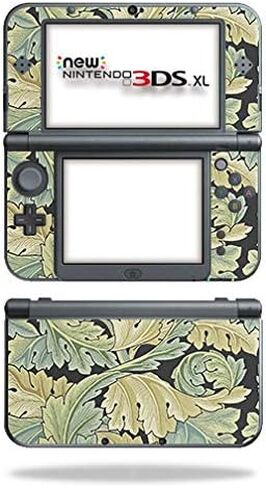 MightySkins Skin Compatible with Nintendo New 3DS XL (2015) - Acanthus | Protective, Durable, and Unique Vinyl Decal wrap Cover | Easy to Apply, Remove, and Change Styles | Made in the USA in Saudi Arabia