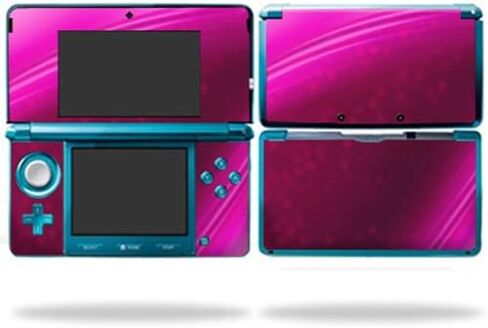 غلاف MightySkins متوافق مع غلاف ملصق نينتندو 3DS باللون الوردي المجرد in Kuwait