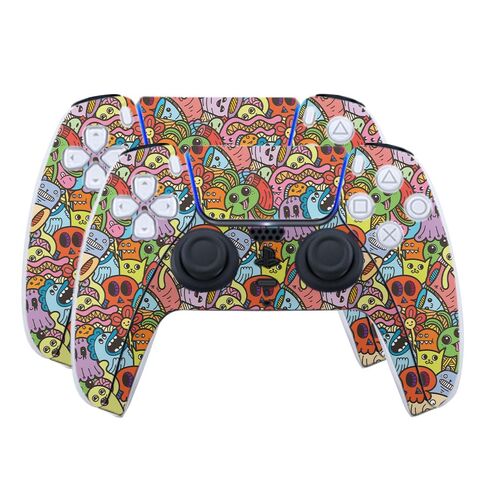 Skin Compatible with PlayStation 5 PS5 Controller (2 Pack) - Many Kisses - Premium 3M Vinyl Protective Wrap Decal Cover - Easy to Apply | Crafted in The USA by MightySkins in Saudi Arabia