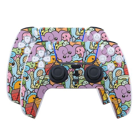 Skin Compatible with PlayStation 5 PS5 Controller (2 Pack) - Many Kisses - Premium 3M Vinyl Protective Wrap Decal Cover - Easy to Apply | Crafted in The USA by MightySkins in Saudi Arabia