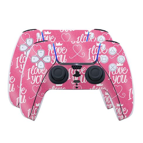 Skin Compatible with PlayStation 5 PS5 Controller (2 Pack) - Many Kisses - Premium 3M Vinyl Protective Wrap Decal Cover - Easy to Apply | Crafted in The USA by MightySkins in Saudi Arabia