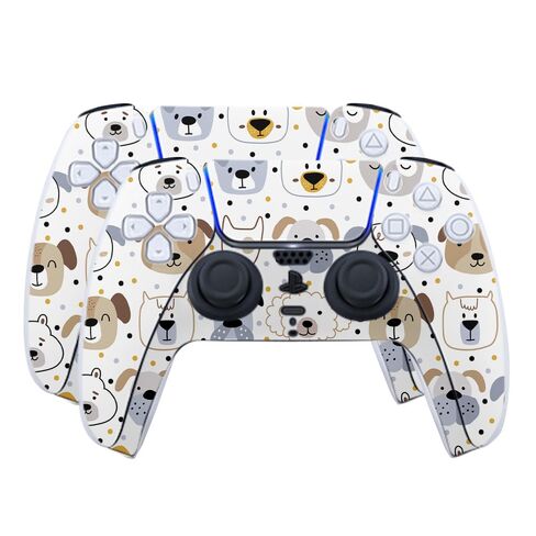 Skin Compatible with PlayStation 5 PS5 Controller (2 Pack) - Many Kisses - Premium 3M Vinyl Protective Wrap Decal Cover - Easy to Apply | Crafted in The USA by MightySkins in Saudi Arabia